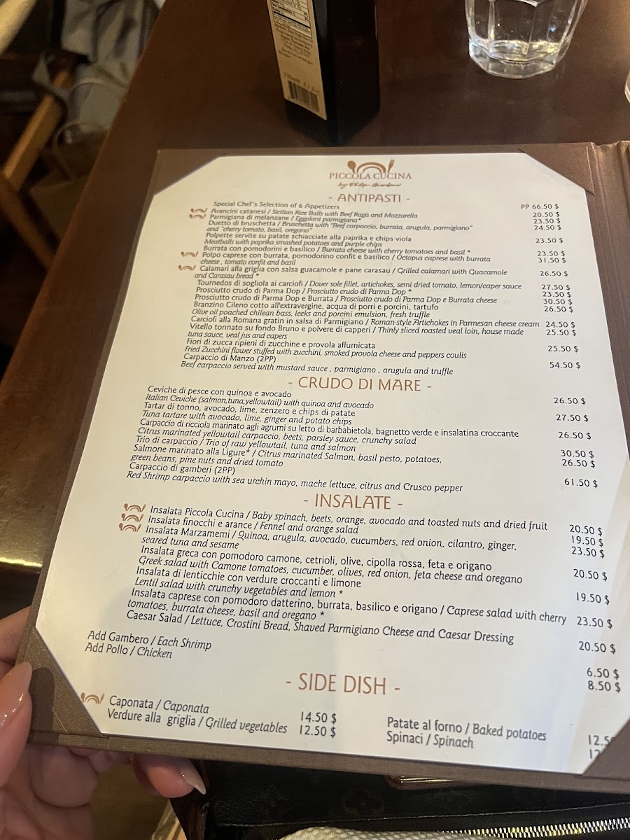 Piccola Cucina Uptown Menu - Image 4